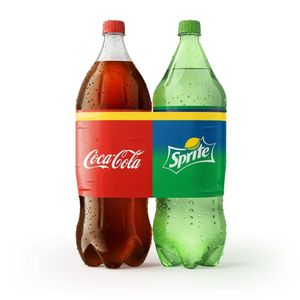 Combo Coca-Cola + Sprite - Garrafa 2L cada